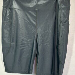 Baleaf CompressionShorts Womens 3XL Black Stretch Pockets Pullon